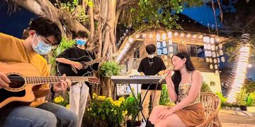 TOP 10 Quán Cafe Acoustic Sài Gòn Còn Hoạt Động sunset view coffee
