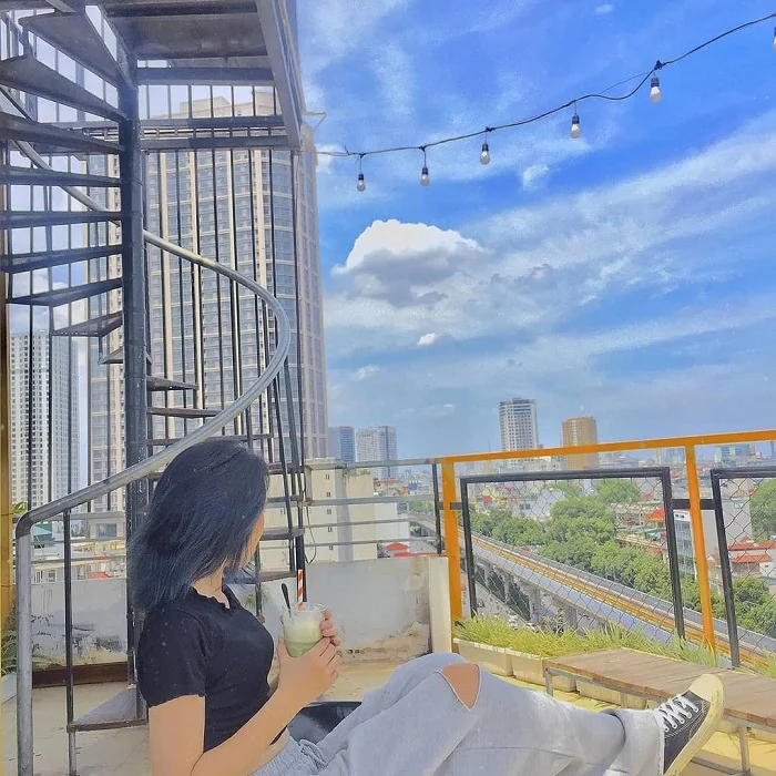 sam rooftop coffee ha noi